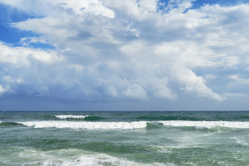 海　波　空　素材