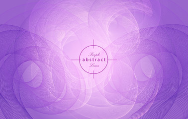 Abstract line vector background design.