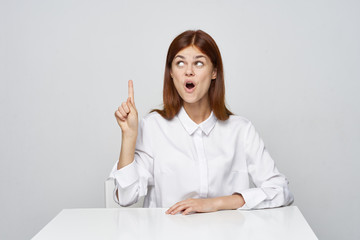 young woman in office