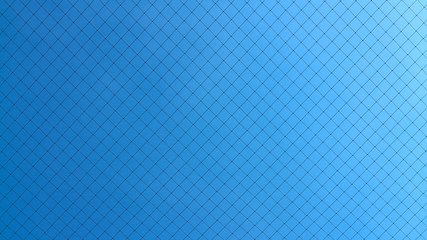 Nets to block the football field to prevent the ball from missing the sky background.