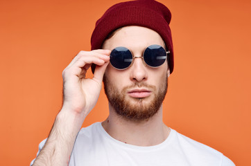 young man with sunglasses