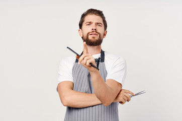 portrait of young man with glasses