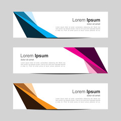 Naklejka premium Banner background.Modern template design.Vector design Banner background.