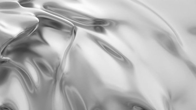 abstract liquid. wave background. grey background. silver texture. Lava, chromium, mercury, liquid metal