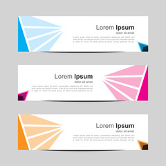 Fototapeta premium Banner background.Modern template design.Vector design Banner background.