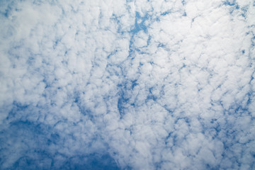 Blue sky with clouds