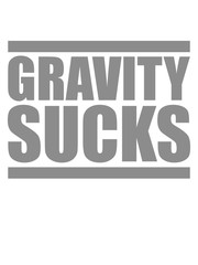 lustig graviti sucks gravitation logo design balken erdanziehung absturz bergsteiger klettern schweben fallen boden text