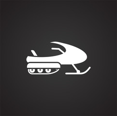 Moto related icon on background for graphic and web design. Simple illustration. Internet concept symbol for website button or mobile app.