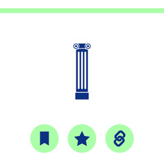 Simple flat icon on white background.