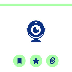 Simple flat icon on white background.