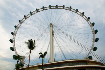 Obraz premium Ferris Wheel - Singapore City