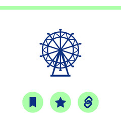 Simple flat icon on white background.