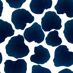 Lotus leaves hand draw watercolor imitation seamless pattern. Water lily leaf repeater background for gift wrap, wallpaper, textil, decoration or covers