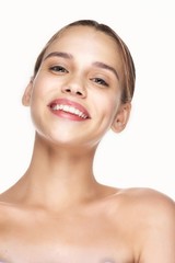 Obraz premium portrait of young woman with perfect skin