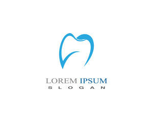 Dental logo design template icon