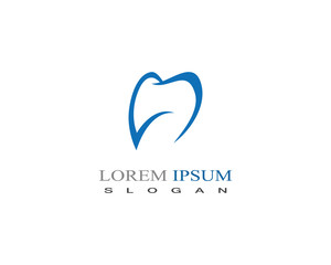 Dental logo design template icon