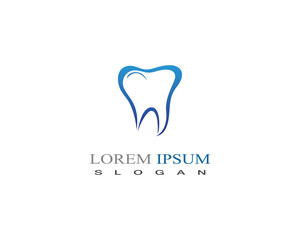 Dental logo design template icon