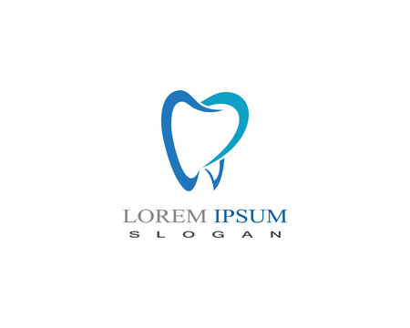 Dental logo design template icon