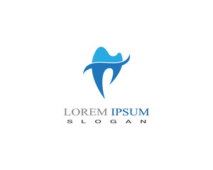 Dental logo design template icon