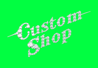 Vintage Luxury Banner,custom shop,3D rendering