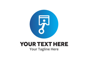 simple motorcycle logo creative design in flat style with color . emotorbike logo creative design for identity and club