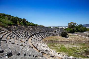 Bouleuterion in Letoon Ancient City. Mugla, Turkey