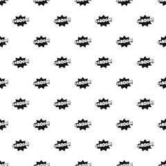 Comic boom kaboom pattern seamless vector repeat geometric for any web design