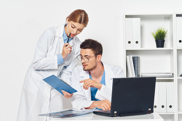 doctor and patient in office