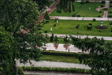 Obraz premium Rain in the mountains