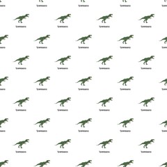 Tyrannosaurus pattern seamless vector repeat for any web design