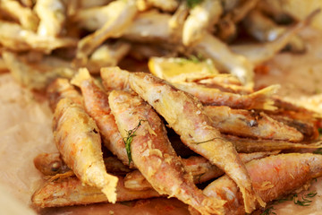Fried fish in batter