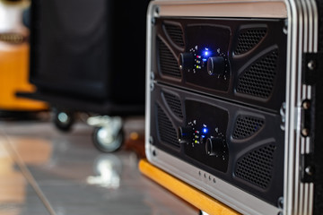 Fototapeta premium Audio system for meeting work.