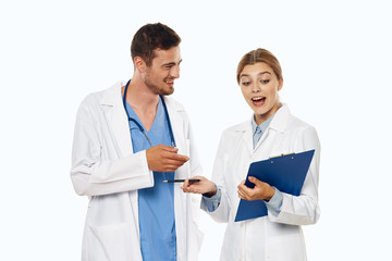 Fototapeta premium doctor and nurse