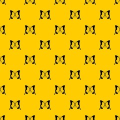 Swallowtail butterfly pattern seamless vector repeat geometric yellow for any design