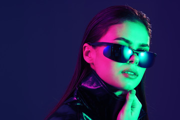 portrait of young woman with carnival mask