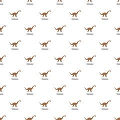 Brontosaurus pattern seamless vector repeat for any web design