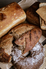 atural bakery products on the table
