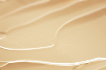 Texture of liquid foundation. The concept of fashion and beauty industry. - Image
