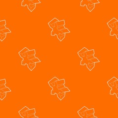 Star pattern vector orange for any web design best