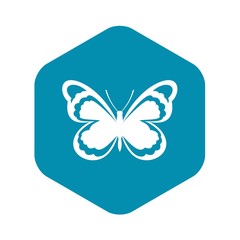 Small butterfly icon. Simple illustration of small butterfly vector icon for web