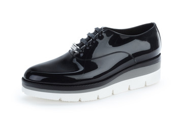 Flat sole women shoes  isolated on white background