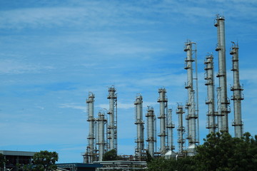 oil refinery at 