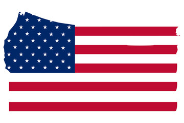 Obraz premium American national flag