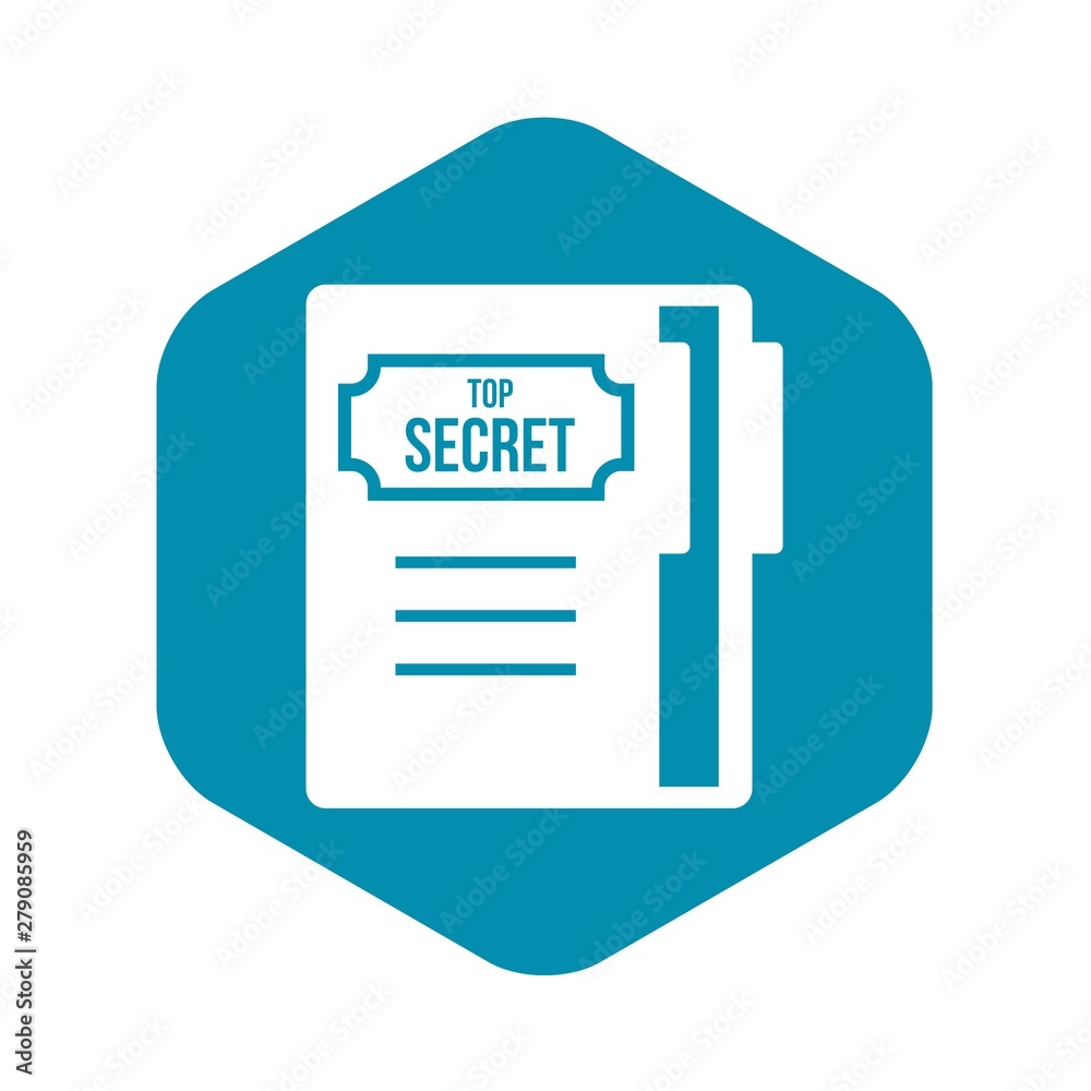 Poster notepad icon. simple illustration of notepad vector icon for web