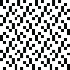 Fototapeta premium Seamless geometric pattern. Abstract organic background. Black and white texture. Monochrome backdrop.