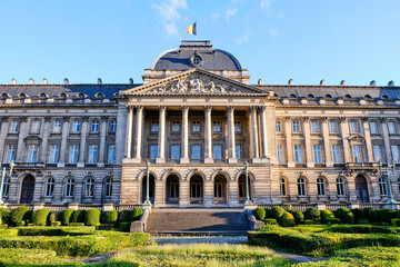Obraz premium Royal Palace of Brussels at daylight
