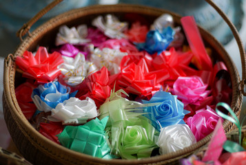 Scatter for monk Shaving the clerical head of Thailand