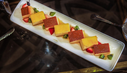 arabic food in a party hall buffet