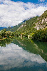 Fototapeta na wymiar The river Brenta in Italy