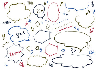 色々なフキダシカラー